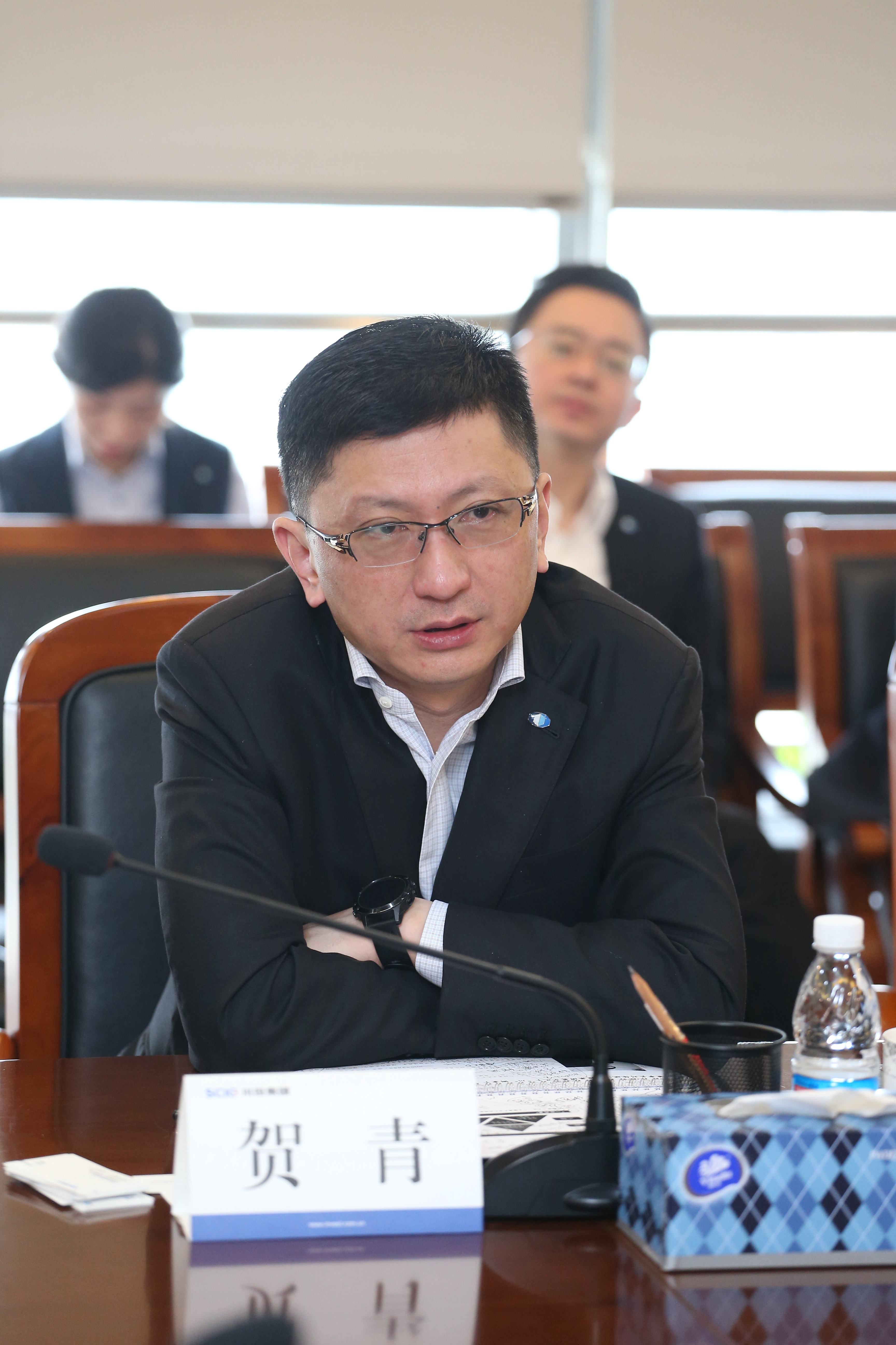 刘体斌董事长会见国泰君安党委书记董事长贺青一行